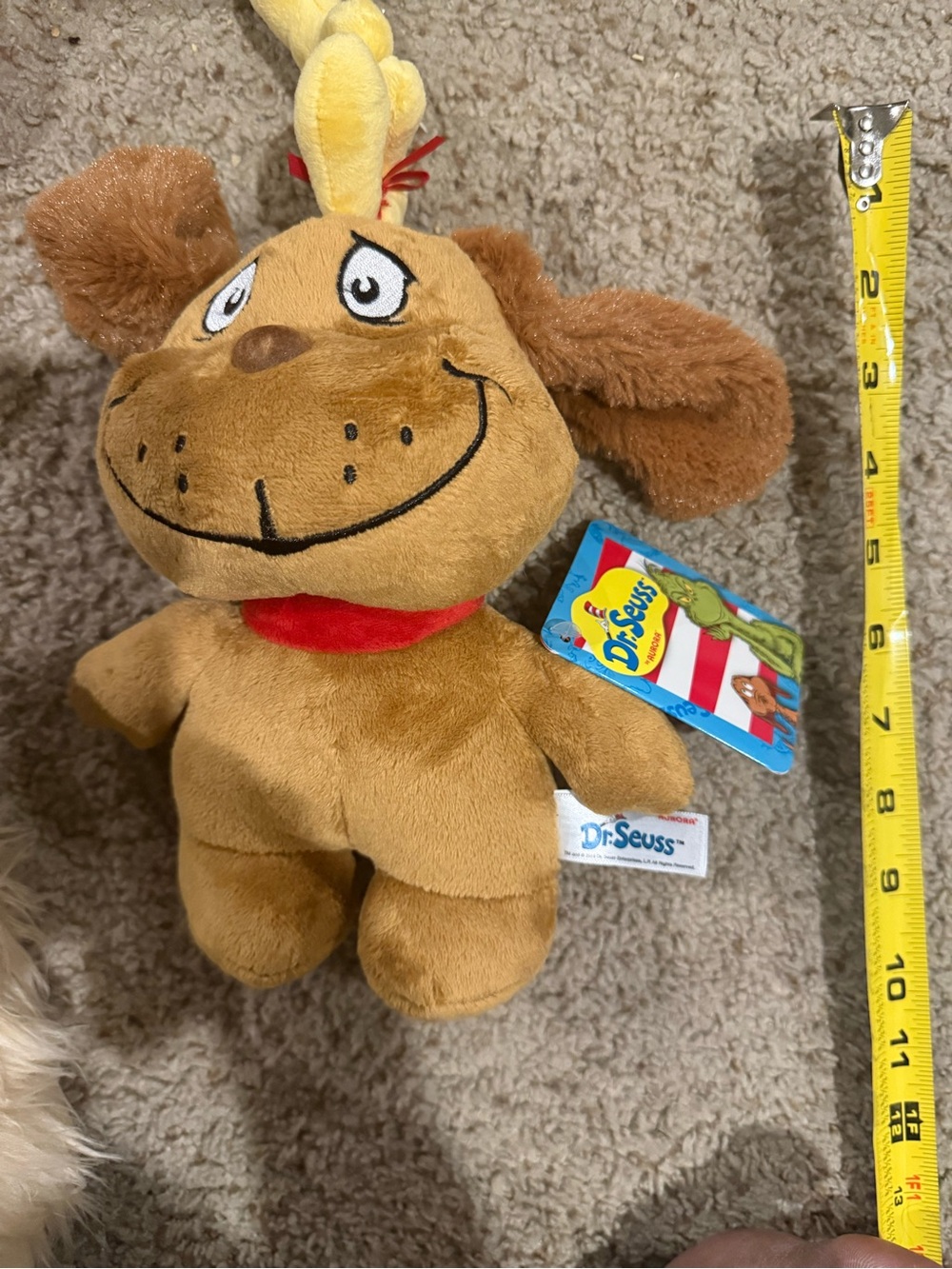 Max from Dr. Seuss the grinch plush new